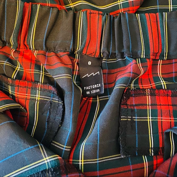 FACTORIE red/blue Plaid Pants - Picture 3 of 3